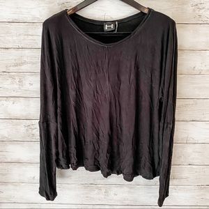 Halogen Ribbed Long Sleeve Tee